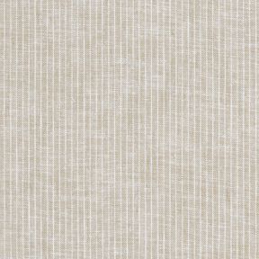 Leinen-Baumwoll-Mix schmale Streifen – helltaupe/weiss, 