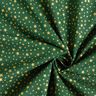 Baumwollstoff Cretonne weihnachtlicher Sternenhimmel klein – dunkelgrün/gold,  thumbnail number 4