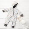 Sweatshirt angeraut bunte Bögen – weiss,  thumbnail number 6