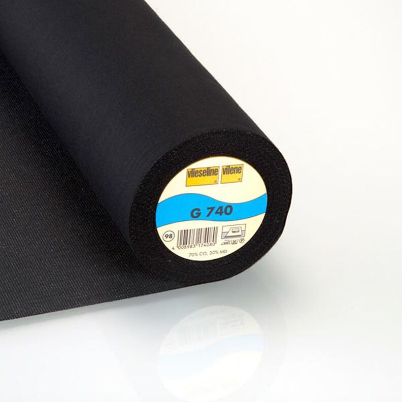 G 740 Gewebeeinlage | Vlieseline – schwarz, image number 1