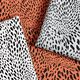 Baumwoll-Viskose-Mix tierische Tupfen – terracotta/schwarz,  thumbnail number 5