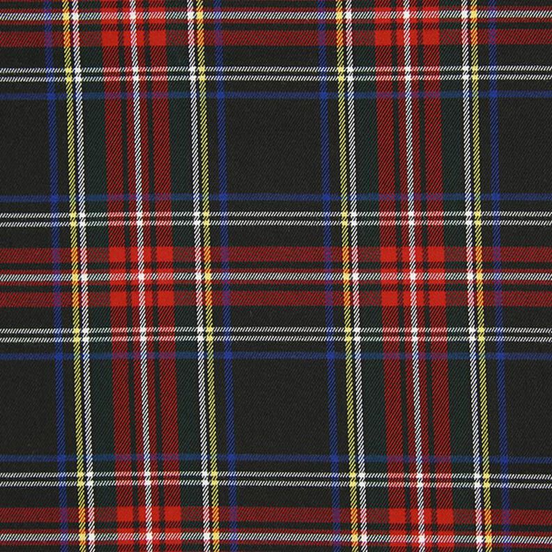 Schottenkaro Tartan Karo Groß – schwarz,  image number 1