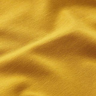 Bambus Viskosejersey Uni – currygelb, 