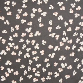 Chiffon Blätter – schwarz/weiss, 