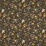 Viskosejersey kleine Blümchen – dunkelbraun/feuerrot,  thumbnail number 1