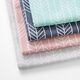 Dekostoff Halbpanama Pfeilmuster – blaugrau,  thumbnail number 3