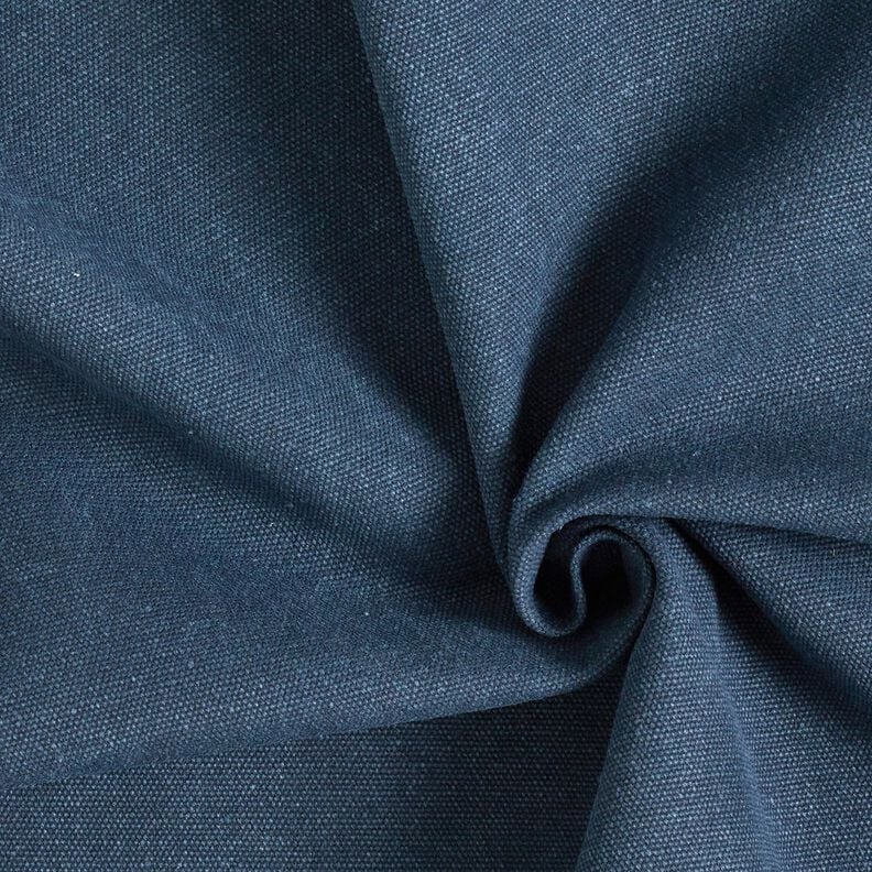 Dekostoff Canvas gewachst – marineblau,  image number 1