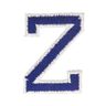 Applikation Buchstabe Z [ Höhe: 4,6 cm ] – marineblau,  thumbnail number 1