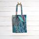 Dekostoff Halbpanama Botanic – marineblau,  thumbnail number 6