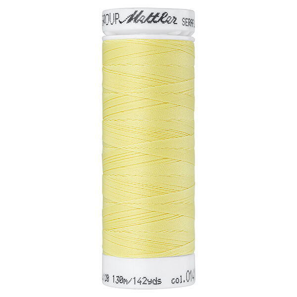 Seraflex Nähgarn für elastische Nähte (0141) | 130 m | Mettler – hellgelb