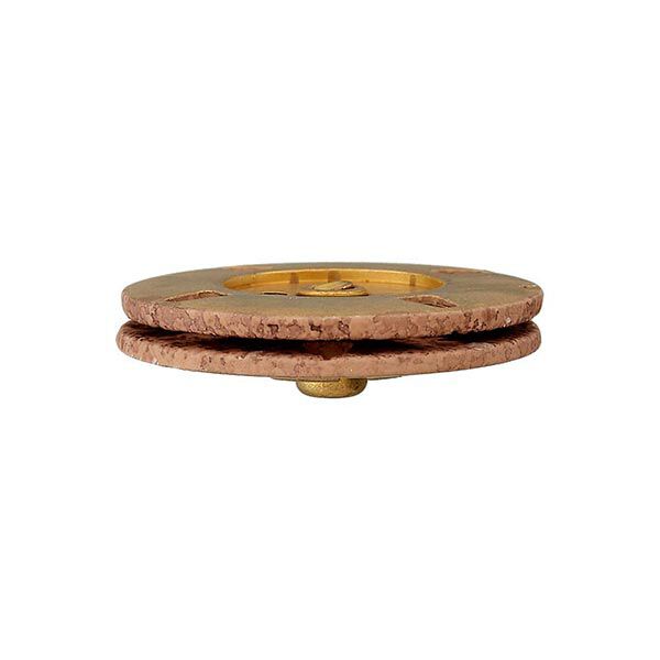 Metalldruckknopf [ 23 mm ] – hellbraun