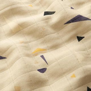 Baumwoll-Musselin Dreiecke | Fibre Mood – hellbeige, 