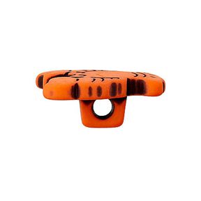 Polyesterknopf Öse Hummer – Orange, 