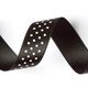 Satinband Tupfen - schwarz/weiss,  thumbnail number 2