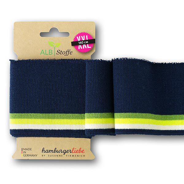 GOTS Bio Strickbündchen CUFF ME COLLEGE [140 cm | 7,5 cm] | Albstoffe | Hamburger Liebe,  image number 1