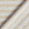 Baumwolljersey Melange Glitzerstreifen – hellgrau/gold metallic,  thumbnail number 4