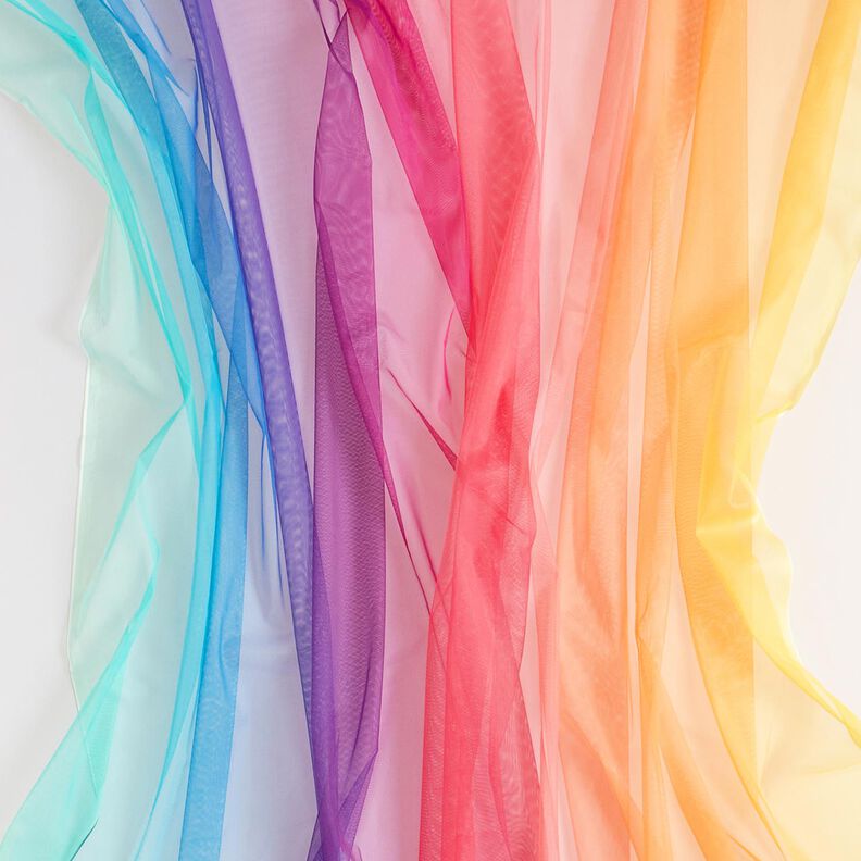 Softmesh Regenbogen-Verlauf – aquablau/intensiv pink, image number 6