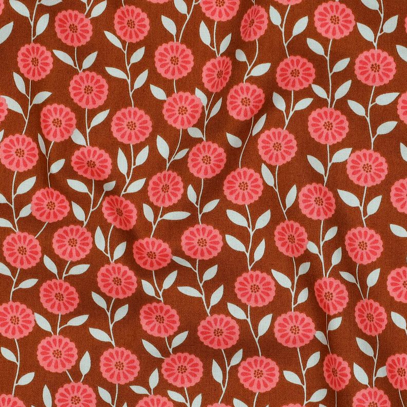 Baumwollpopeline Sommerblümchen | Poppy Fabrics – hummer/bronze,  image number 2