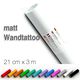 Selbstklebende Vinylfolie matt [21cm x 3m] – blau,  thumbnail number 2