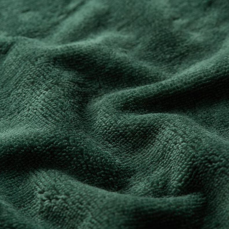 Kuschelfrottee Bambus Uni – dunkelgrün,  image number 2