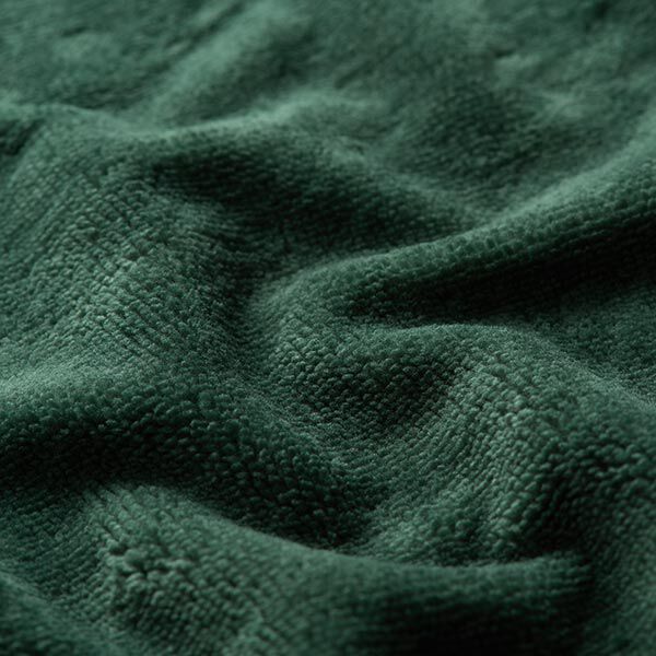 Kuschelfrottee Bambus Uni – dunkelgrün,  image number 2