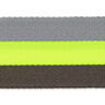 Taschengurtband Neon [ 40 mm ] – neongelb/grau,  thumbnail number 4