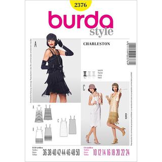 Charlestonkleid | Burda 2376 | 36-50, 