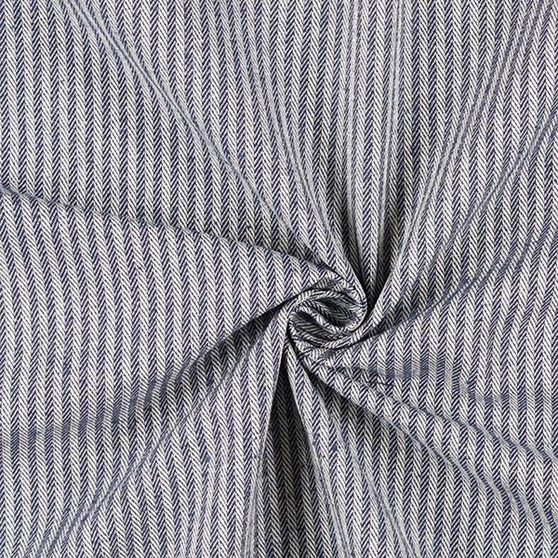 Möbelstoff Jacquard Streifen – blau,  image number 2