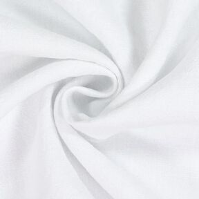 Leinenstoff Ramie-Mix stonewashed, schwere Qualität – weiss, 