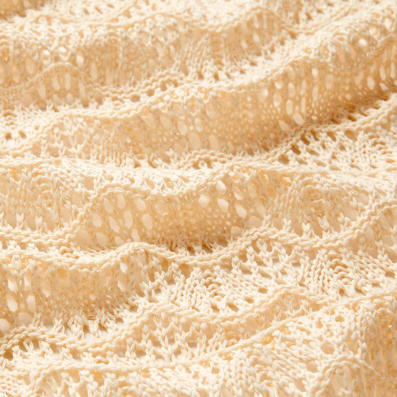 Strickstoff Wellenmuster &ndash; creme,  image number 2