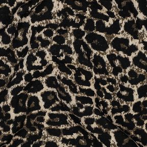 Jacquard Leomuster – natur/schwarz, 