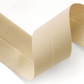 Schrägband Polycotton [50 mm] – hellbeige, 