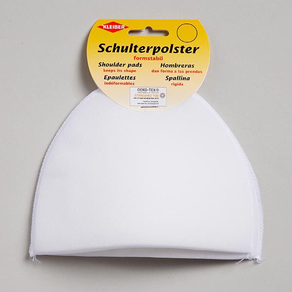 Schulterpolster ohne Haken [2 Stück | 12,5 x 13,5 x 6 cm] - weiss | KLEIBER,  image number 1