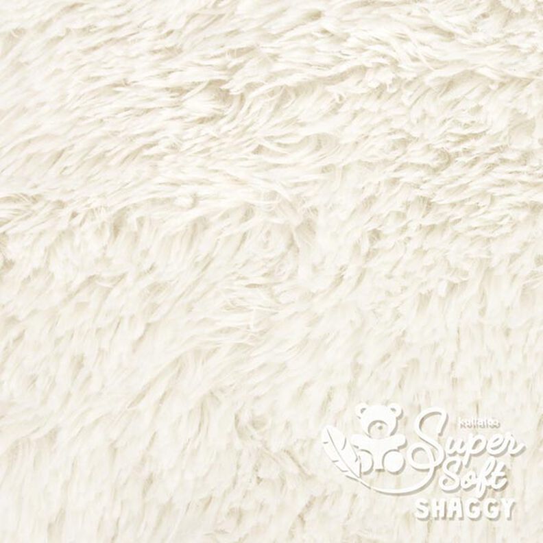 Zottelplüsch SHAGGY [1 M X 0,75 M | Flor: 20 MM] - wollweiss | Kullaloo,  image number 2