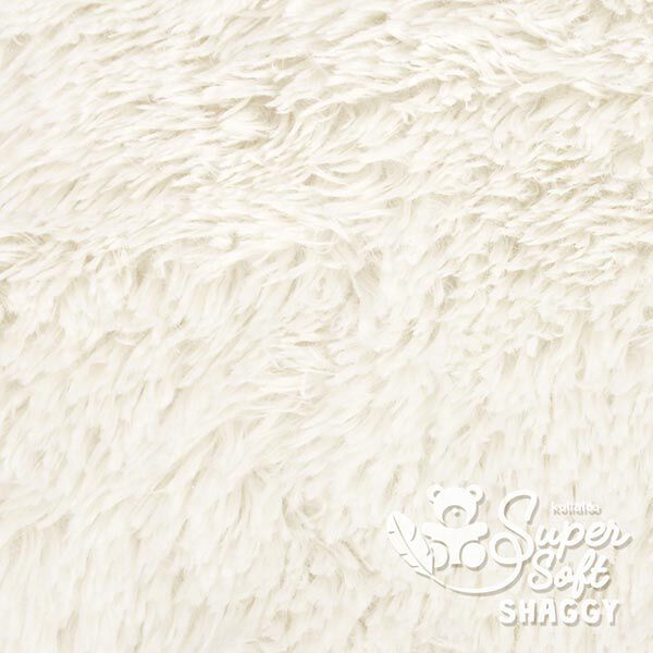 Zottelplüsch SHAGGY [1 M X 0,75 M | Flor: 20 MM] - wollweiss  | Kullaloo,  image number 2