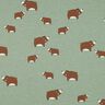 Baumwolljersey Bären | Poppy Fabrics – schilf/maronenbraun,  thumbnail number 1