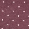 Teddyplüsch bestickte Blümchen | Poppy Fabrics – dunkelaltrosa,  thumbnail number 1
