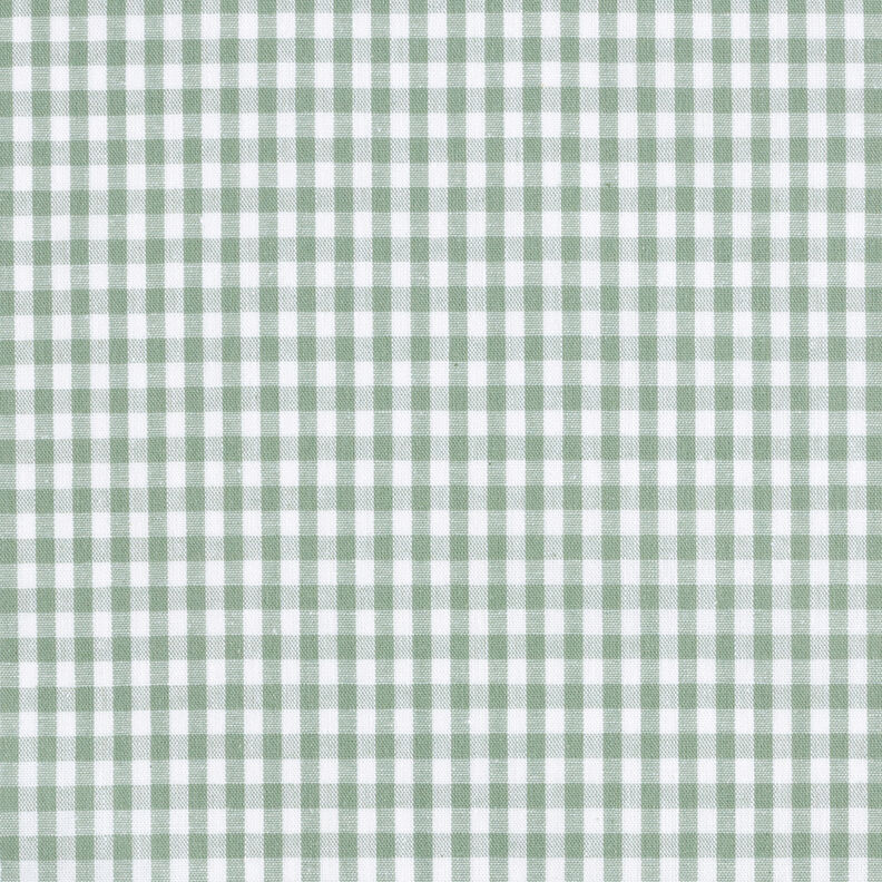 Baumwollstoff Vichykaro 0,5 cm – salbei/weiss,  image number 1