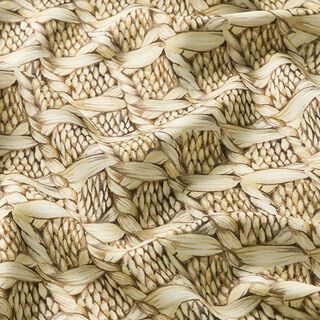 Blusenstoff Viskose Flechtkorb – beige, 