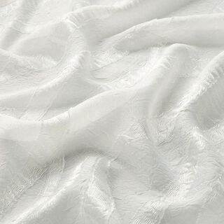 Krinkel Chiffon Wellenmuster – weiss, 