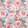 Baumwollsatin Japanese Anamone | Nerida Hansen – pastellviolett/aquablau,  thumbnail number 1