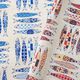 Dekostoff Canvas Sardinen – blau/natur,  thumbnail number 5