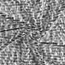 Strickstoff Effektgarn – schwarz/weiss,  thumbnail number 5