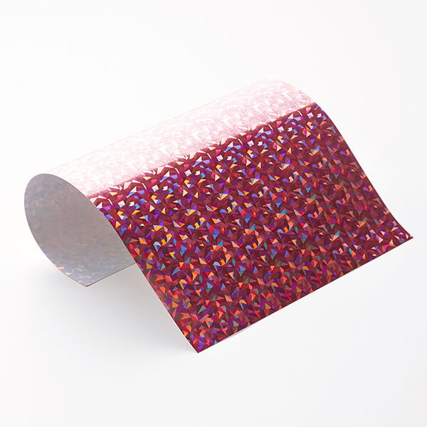 Bügelfolie Metallic Design Din A4 – rot, image number 1