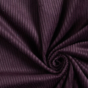 Breitcord vorgewaschen Uni – aubergine, 