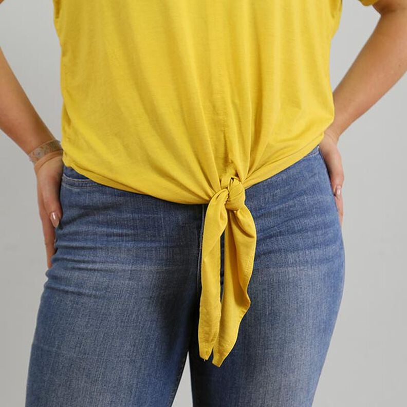 FRAU BILLE lässiges Knotenshirt mit Ärmelumschlag | Studio Schnittreif | XS-L, image number 6