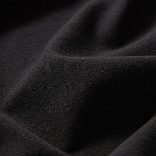 Recycelter Jersey Baumwoll-Mix – schwarz, 