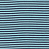 Bündchen Schlauchware Streifen – himmelblau/nachtblau,  thumbnail number 1