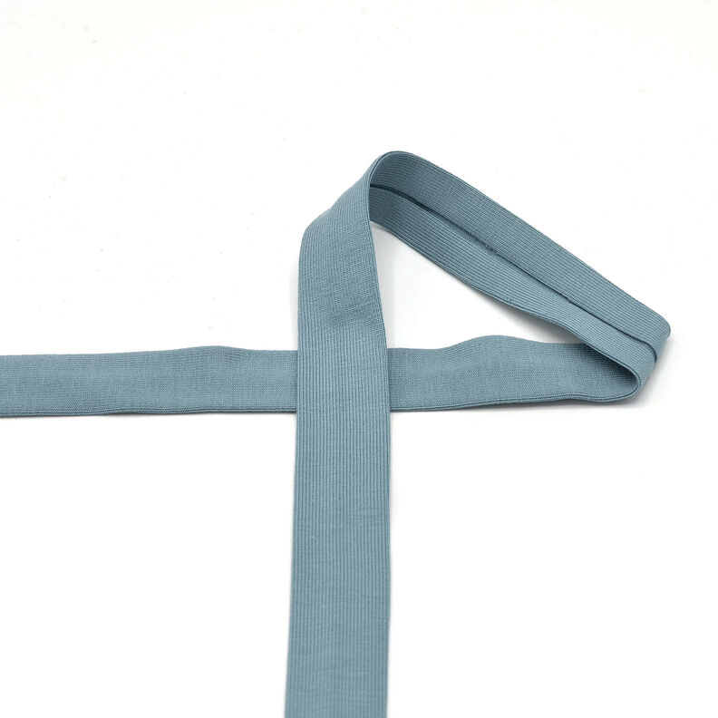 Schrägband Baumwolljersey [20 mm] – taubenblau,  image number 2