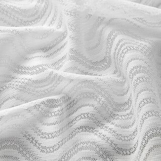 Spitze Wellenmuster – weiss, 